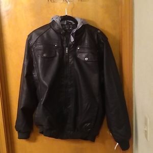Brave Soul London Leather Jacket